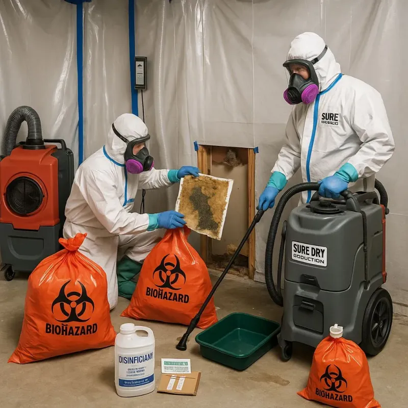 Contaminated Water Handling Protocols process in Oakdale, CA